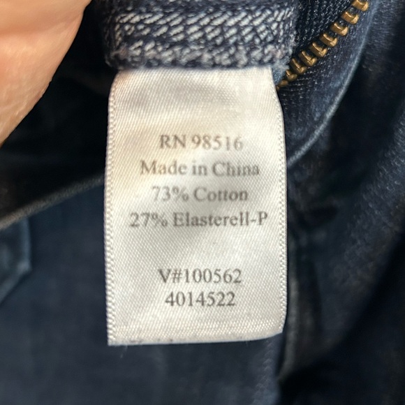 Coldwater Creek | Deep Indigo Flare Jeans | Size 8 - Picture 8 of 10